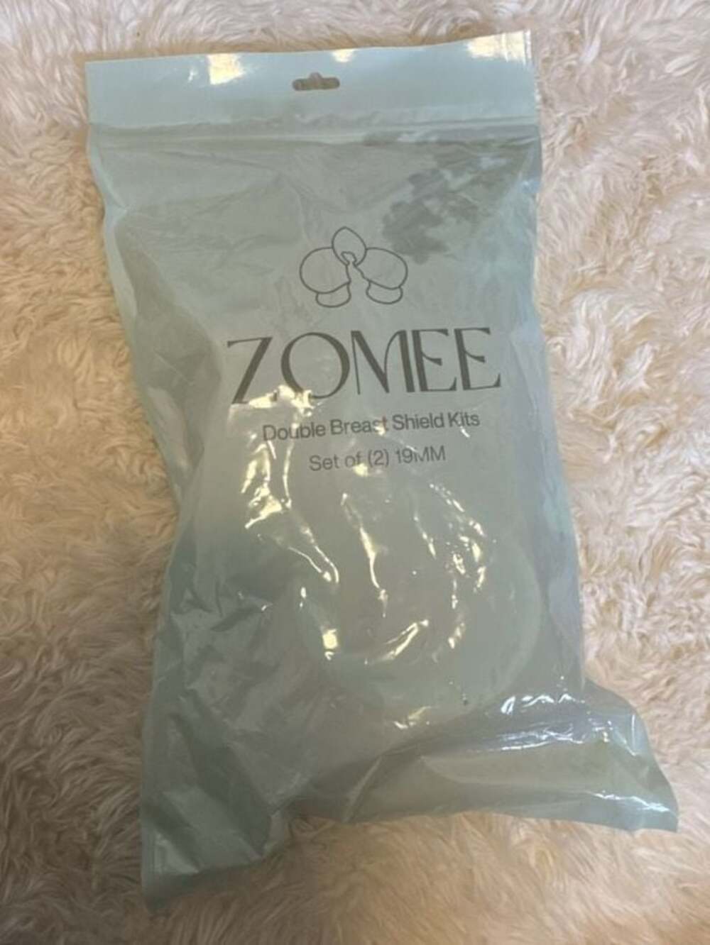 Zomee Double Breast Shield Kit 19mm